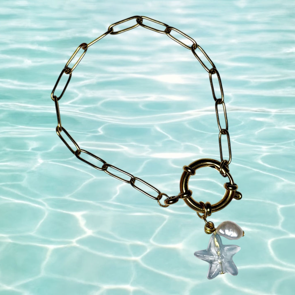 Tide charm bracelet