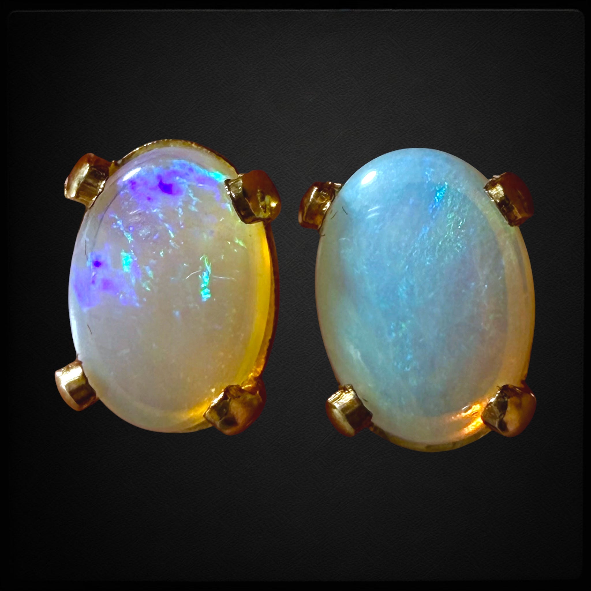 The opal studs