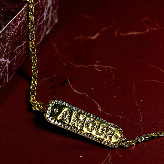 Amour Pavé Necklace