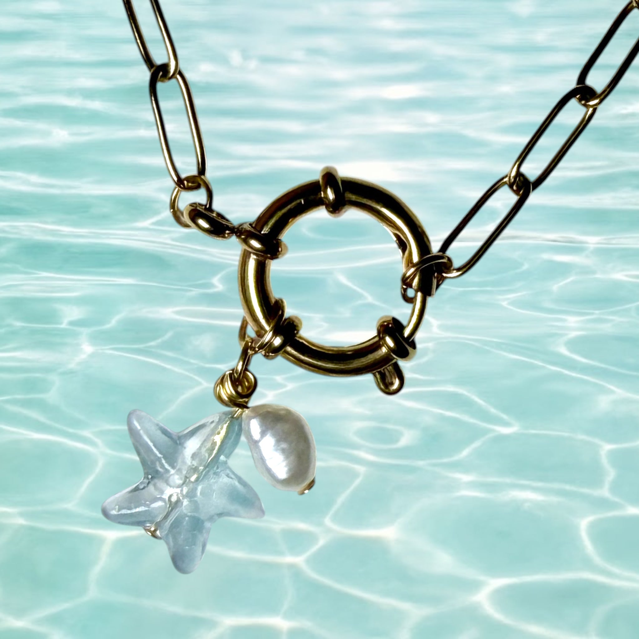 Tide charm bracelet