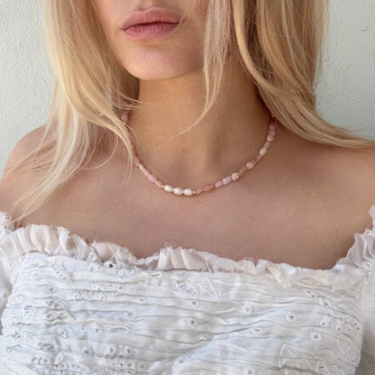Opale Rosée Necklace